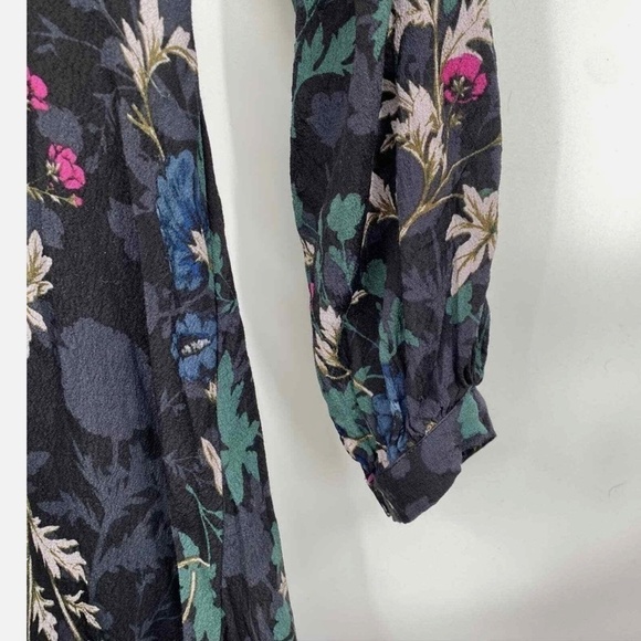 ASTR THE LABEL Black floral long sleeve dress size Small - Picture 2 of 9